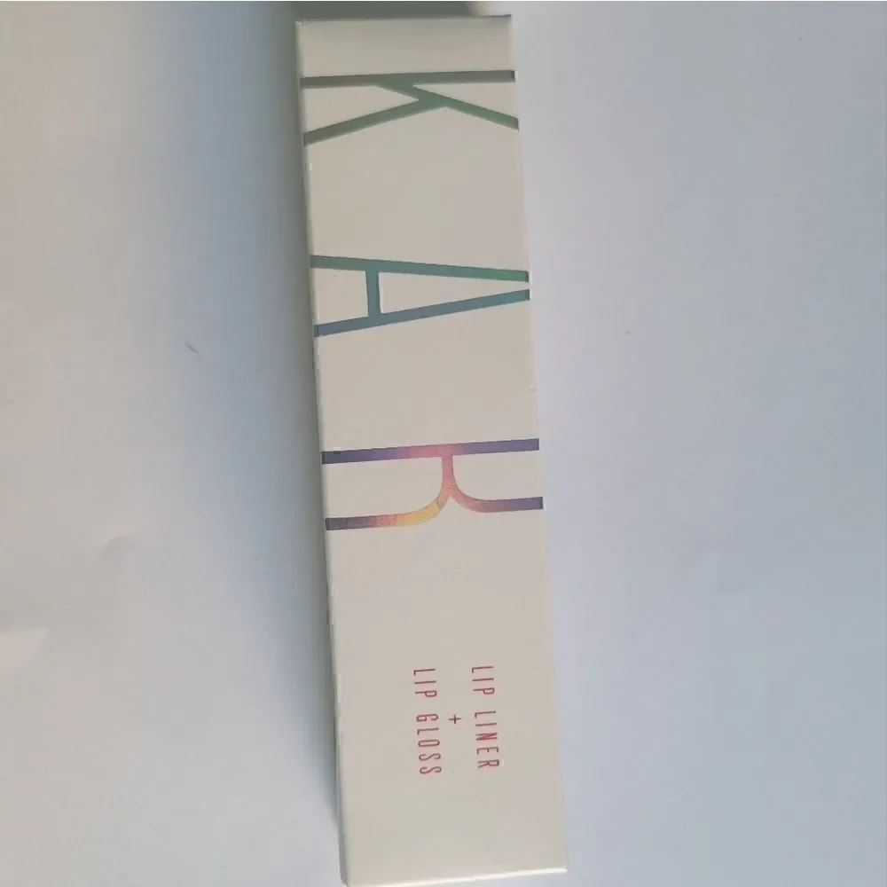 KAB cosmetics lip liner and gloss set
